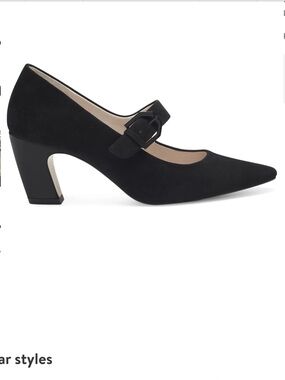 Louise et Cie Brand NEW "Hiba Mary Jane" size 8 black suede pump - new in box